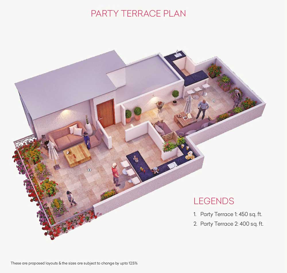 Party Terrace Plan