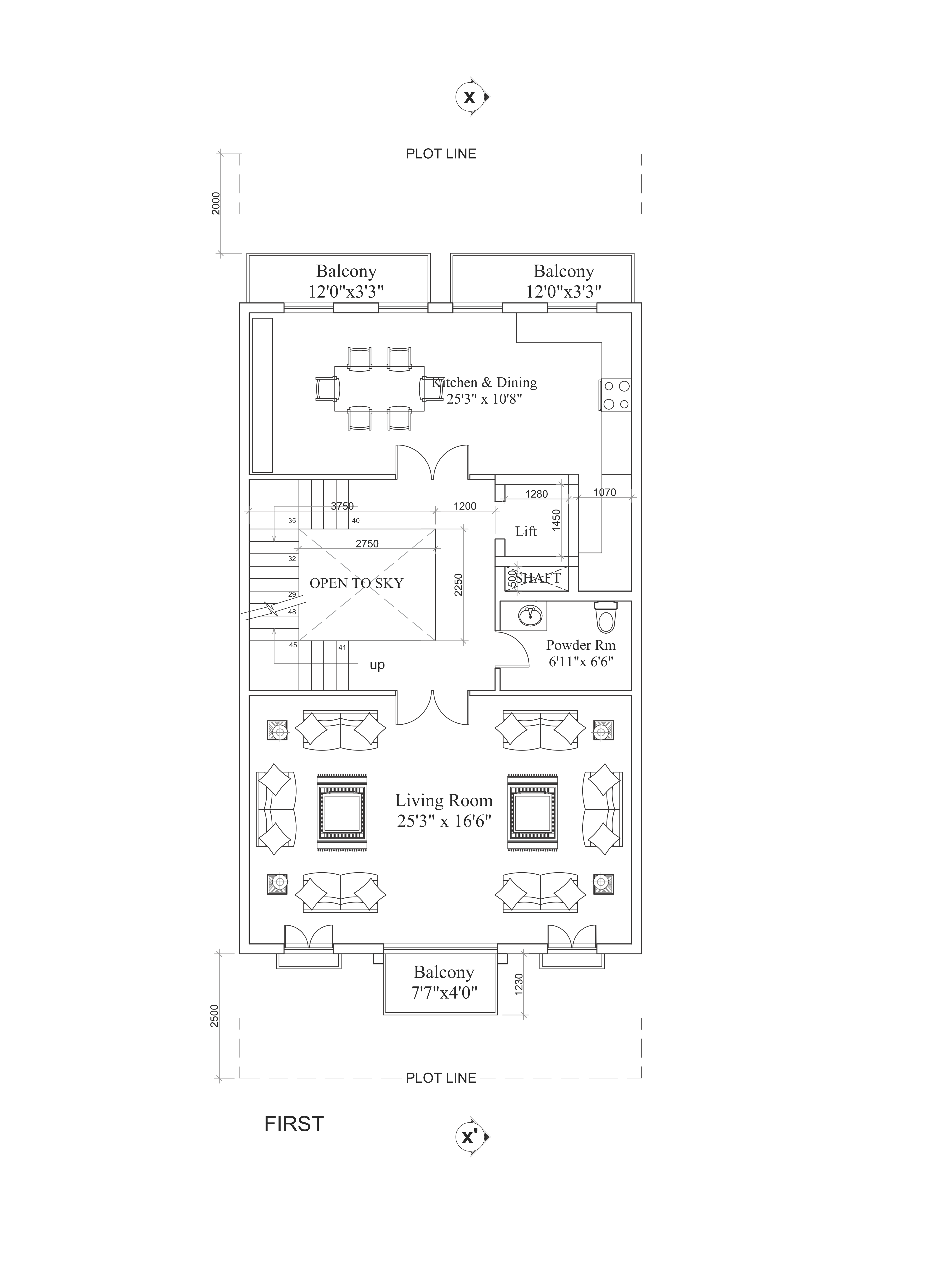 3 Bedroom Villas - First Floor